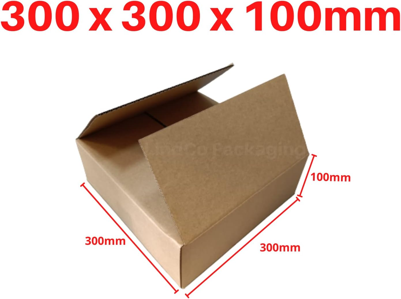 Cardboard Shipping Box Mailing Box 300 X 300 X 100Mm Packaging Mailing Boxes (Pack of 10) image number 2