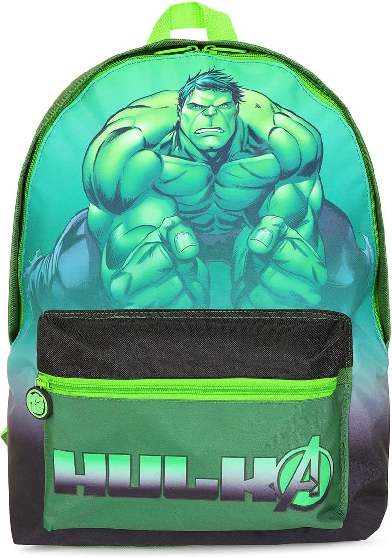 Official Marvel the Hulk Avengers Kids Backpack Rucksack School Bag image number 6