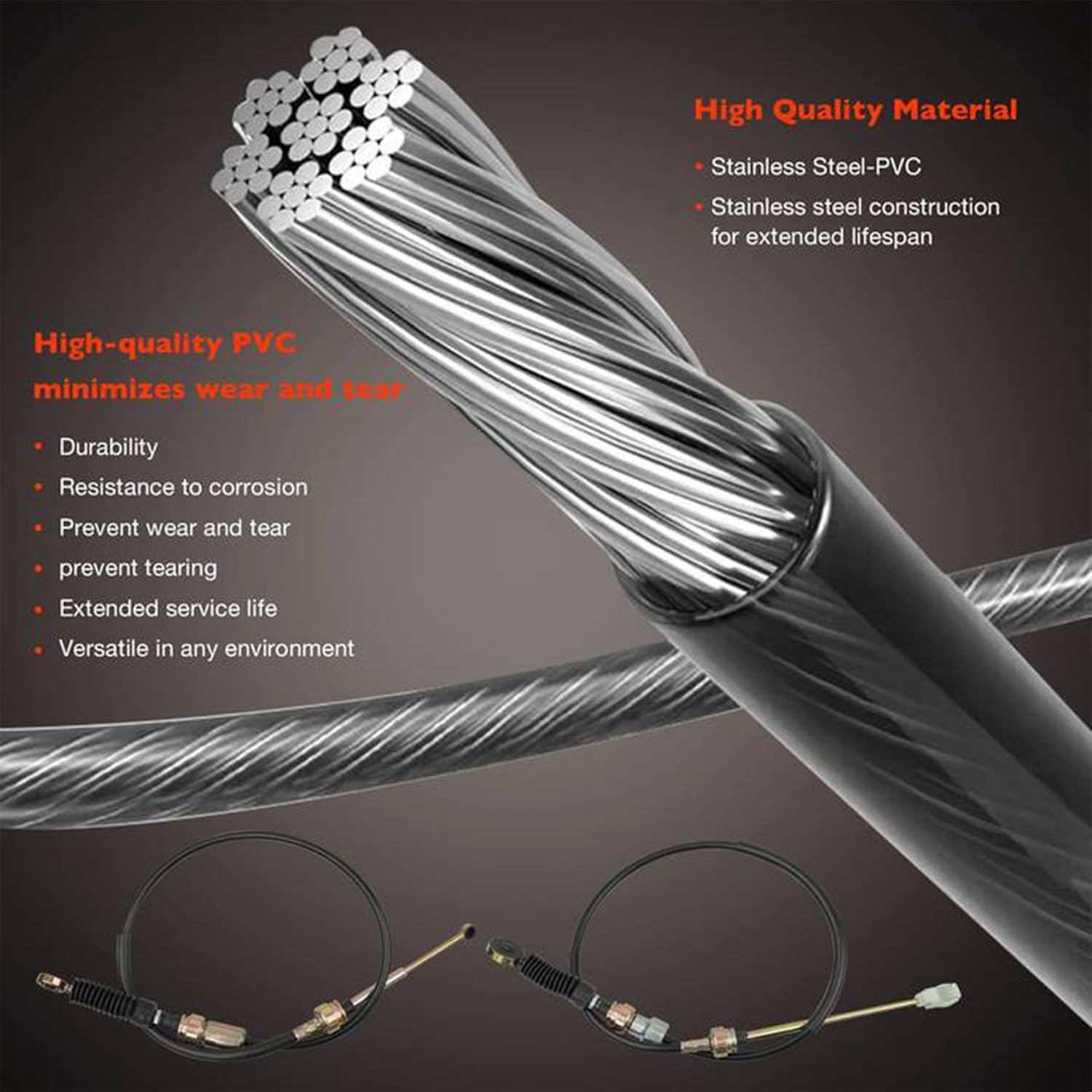 33822-42030 Manual Transmission Shift Control Cable - Compatible with Toyota RAV4 2.0L 1996-2000 - Manual Transmission Shift Cable Replaces# 3382142070 33821-42070 3382242030