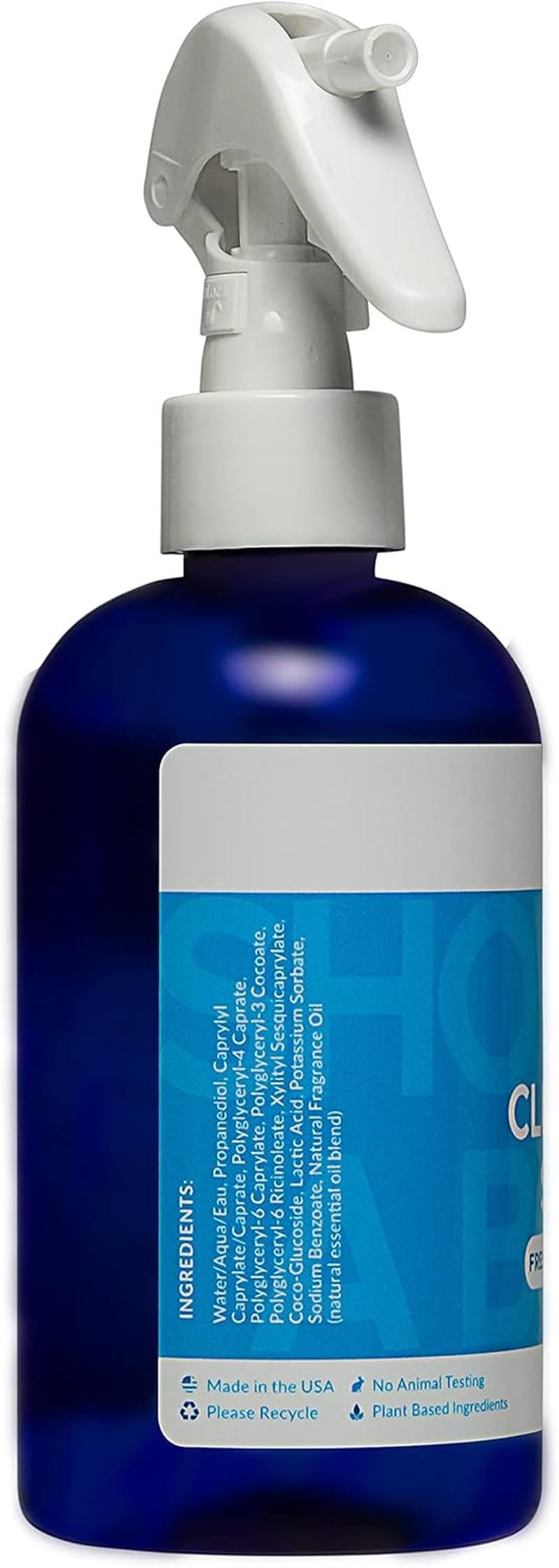 PRISTINE Rinse Free Waterless Body Cleansing Spray: Rinse Free Wash and Body Spray for Women and Men - a More Natural, Portable Shower and Wipes Alternative - Fresh Waters & Citron image number 4