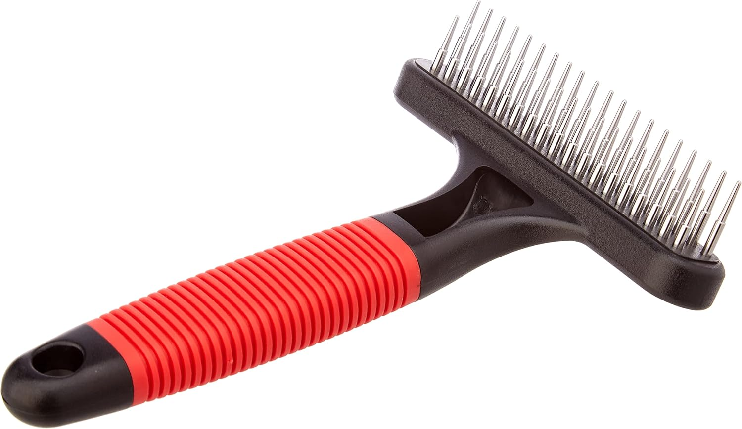 Ferplast Rake Comb for Dogs GRO 5874, Double Row of Rounded Rotating Teeth, Ideal for Medium and Long Haired Animals, 11 X 3 X H 15,5 Cm image number 2