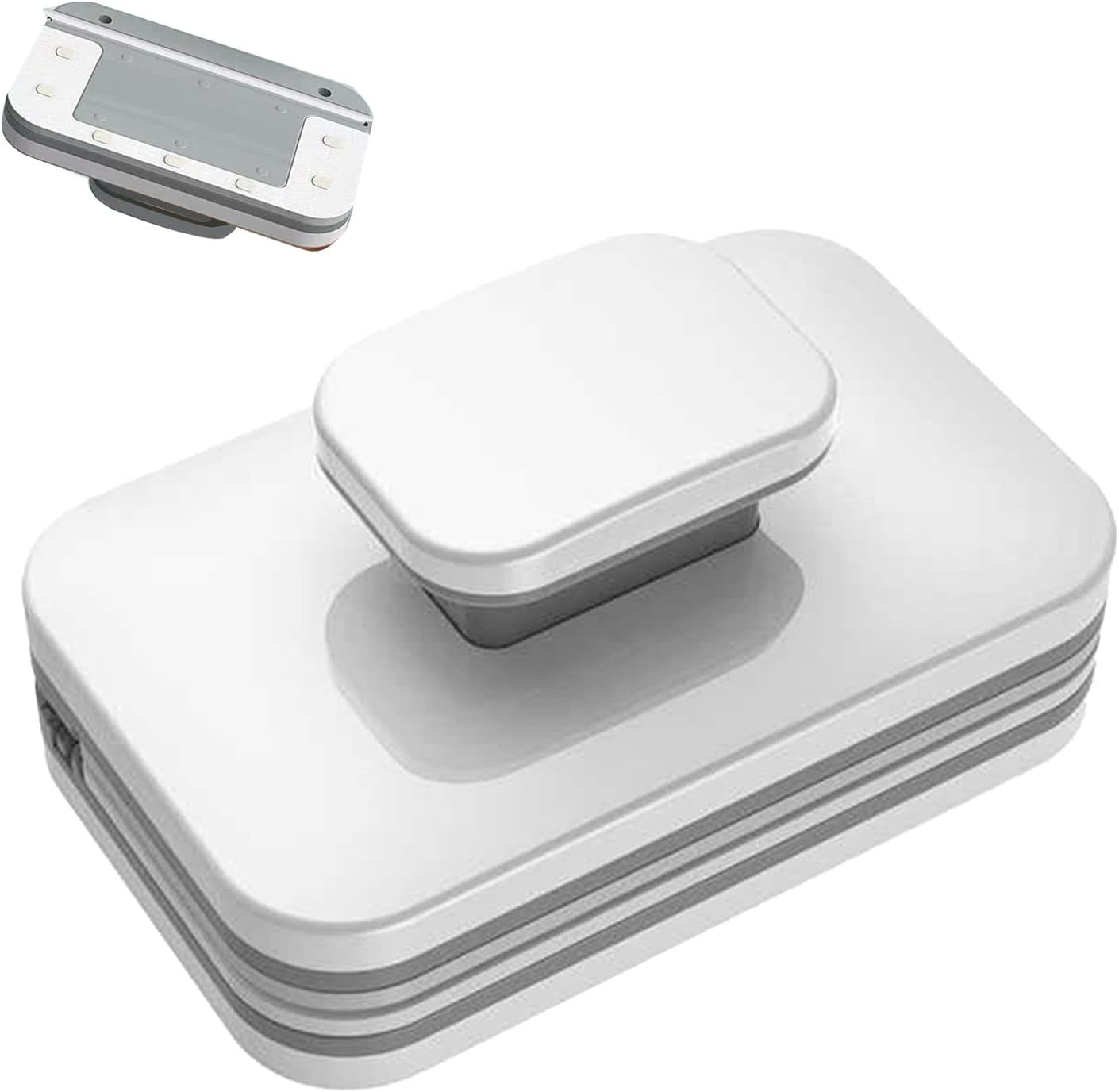 Magnetic Window Cleaner, Double Side Glass Wiper Washing Brush Tools to Both inside and outside for 3 to 10Mm Glasses image number 6