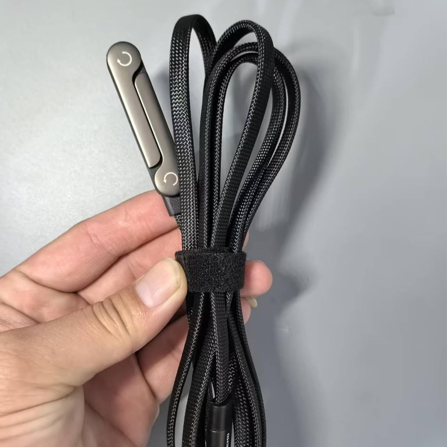 Qkbuza 2-In-1 Invisible Holder Charger Cable with Stand Fast Charging Cord with Built-In Phone Stand 1.5 M Flexible Cord for Smartphones,Tablets,Laptops,Enjoy Hands-Free Video Browsing - 30W image number 4