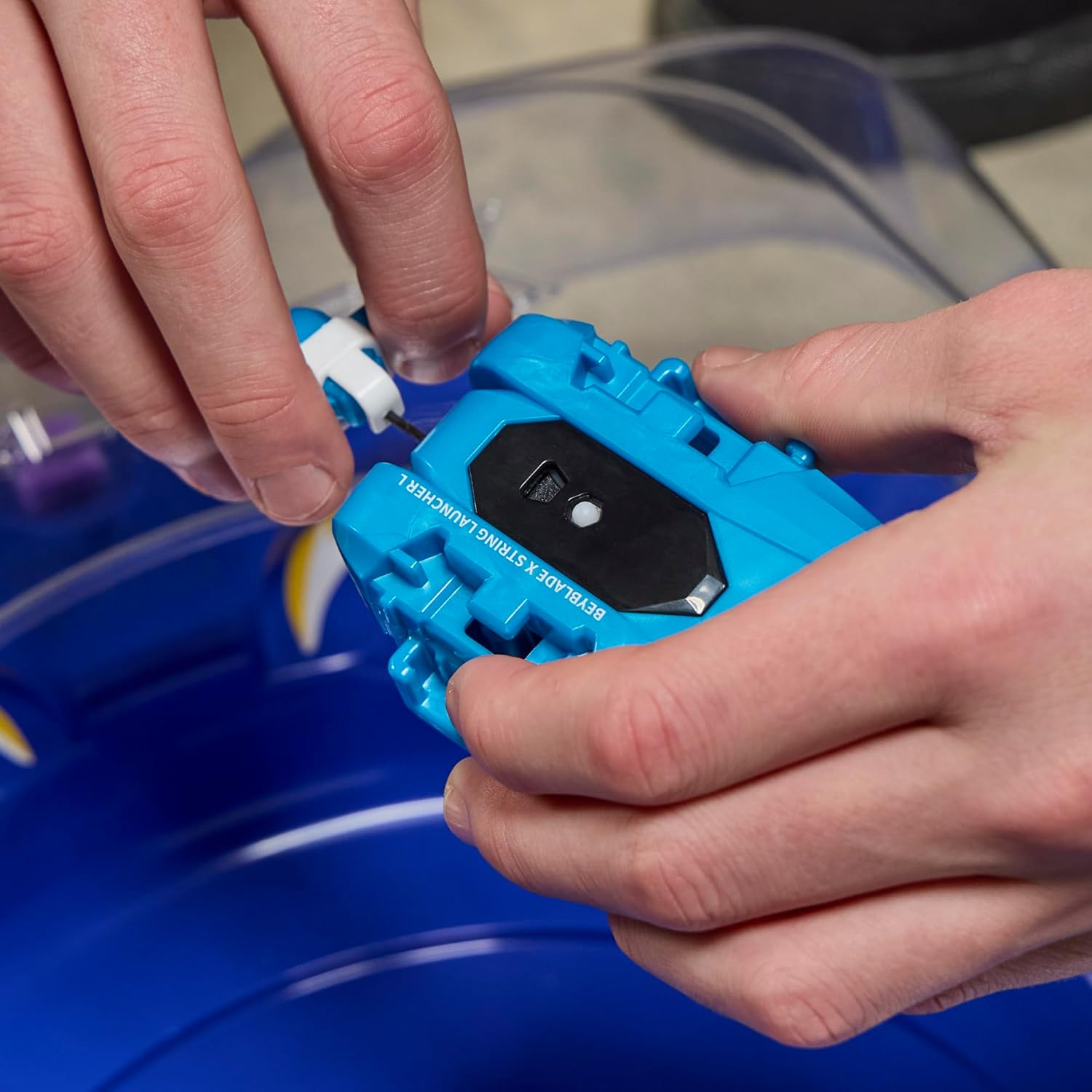 Beyblade X Cobalt Dragoon 2-60C Deluxe Left-Spin String Launcher Set with Attack Type Top Left-Spinning Top Toy