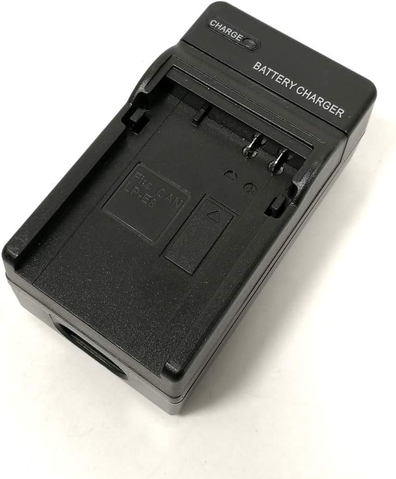 Single AC/DC Mains/Car Battery Charger for Canon LP-E8 LPE8 LC-E8E, EOS 700D 550D 600D 650D, Rebel T2I, T3I, T4I, T5I, Kiss X5, EOS Kiss X6I Camera image number 6