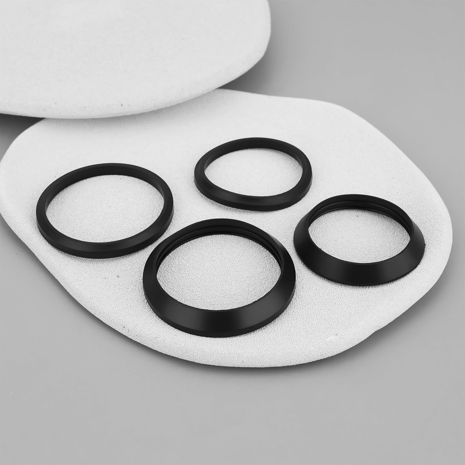 VGOL 8Pcs Trap Inlet Outlet Rubber Washer Mixed Pack,1 1/4 and 1 1/2 Washers for Basin, Bath, Kitchen Sink Plumbing Seals