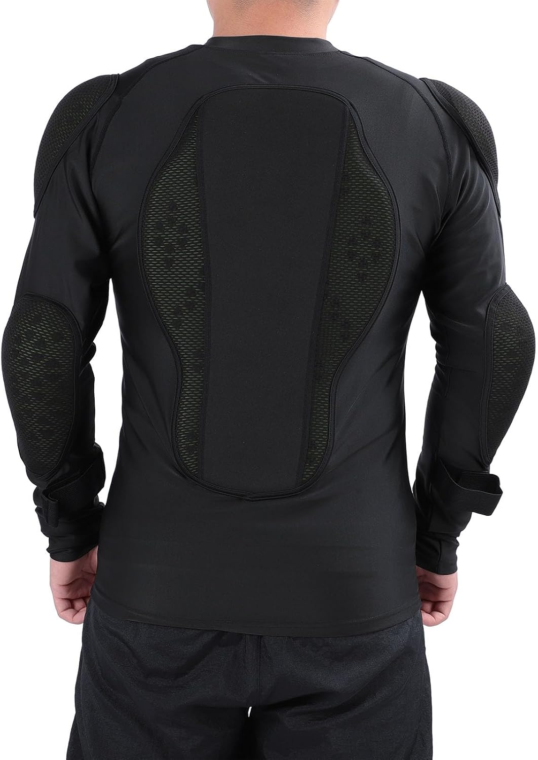 Motorcycle Armor Shirt, Sweatproof Soft Motorcycle Full Body Armor Breathable for Skiing Cycling Skating image number 5