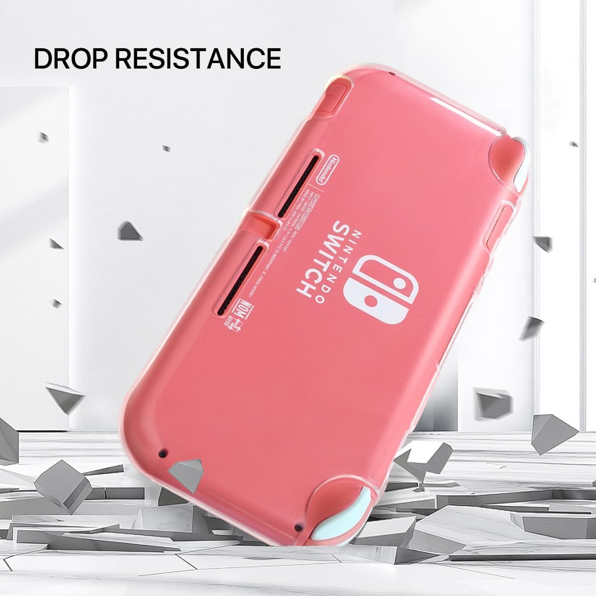 Switch Lite Case Protective Case for Nintendo Switch Lite, Case Compatible with Nintendo Switch Lite Soft TPU Cover - Transparent image number 1