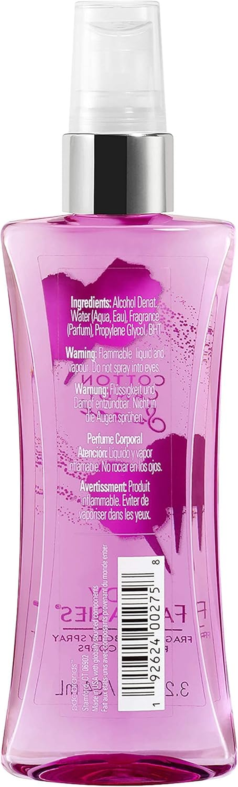 Body Fantasies Cotton Candy 94Ml Body Spray (Pack of 2) image number 4