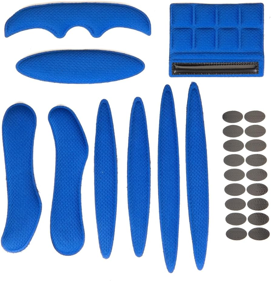 Helmet Padding Foam Kit 27PCS Bicycle Replacement Sealed Pads Universal Helmet Foam Pad Sets for Bike Motorcycle Cycling Riding Racing Sporting Outdoors