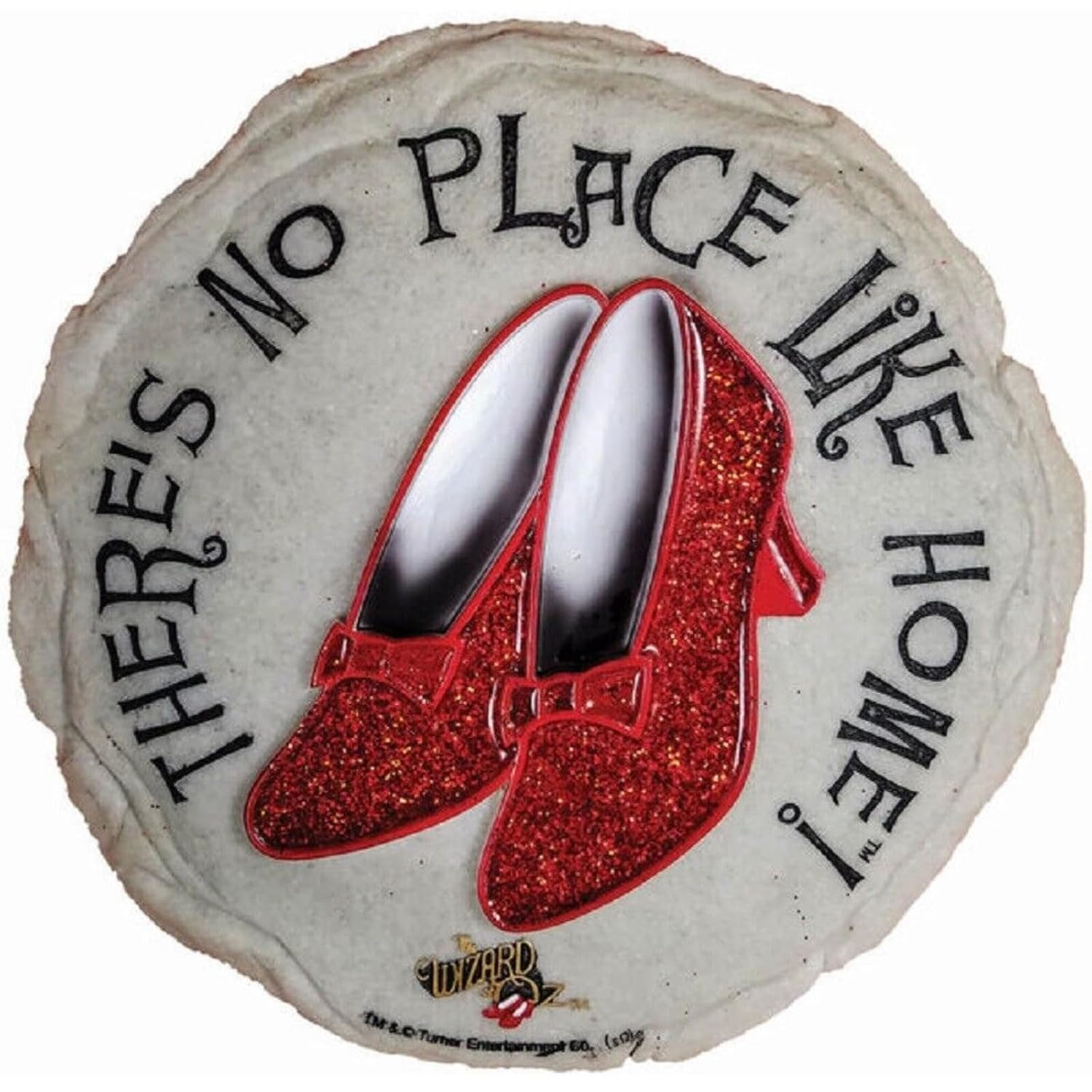 Spoontiques Ruby Slippers Stepping Stone - Wizard of Oz Decorative Garden Stone for Yard, Patio, Garden or Walkway - Outdoor or Indoor Home Decor image number 5