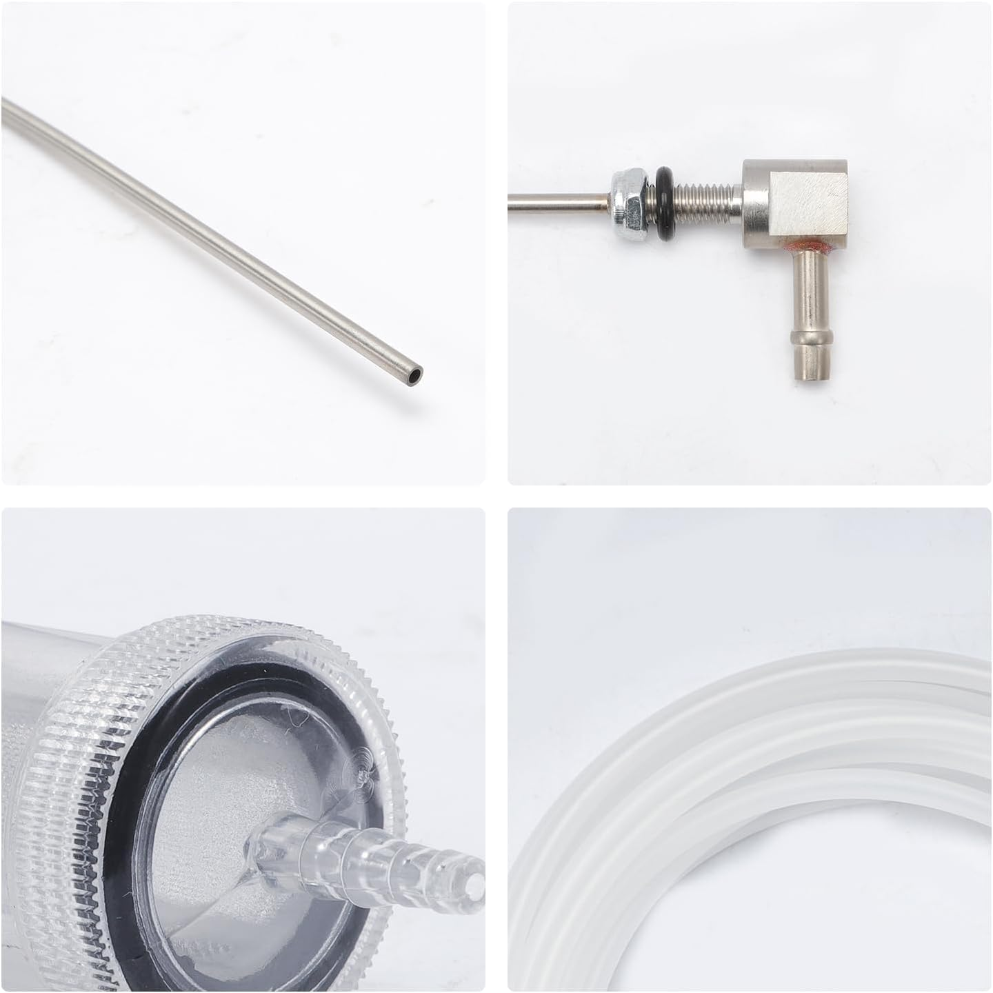 5M Fuel Tank Hose Clip Kit, Fuel Filter Pipe Line Kit, Hose Clip Fuel Pipe Line for Diesel Heater, with Fuel Filter and Clamps, Connection, Fuel Line Diesel Heater image number 1