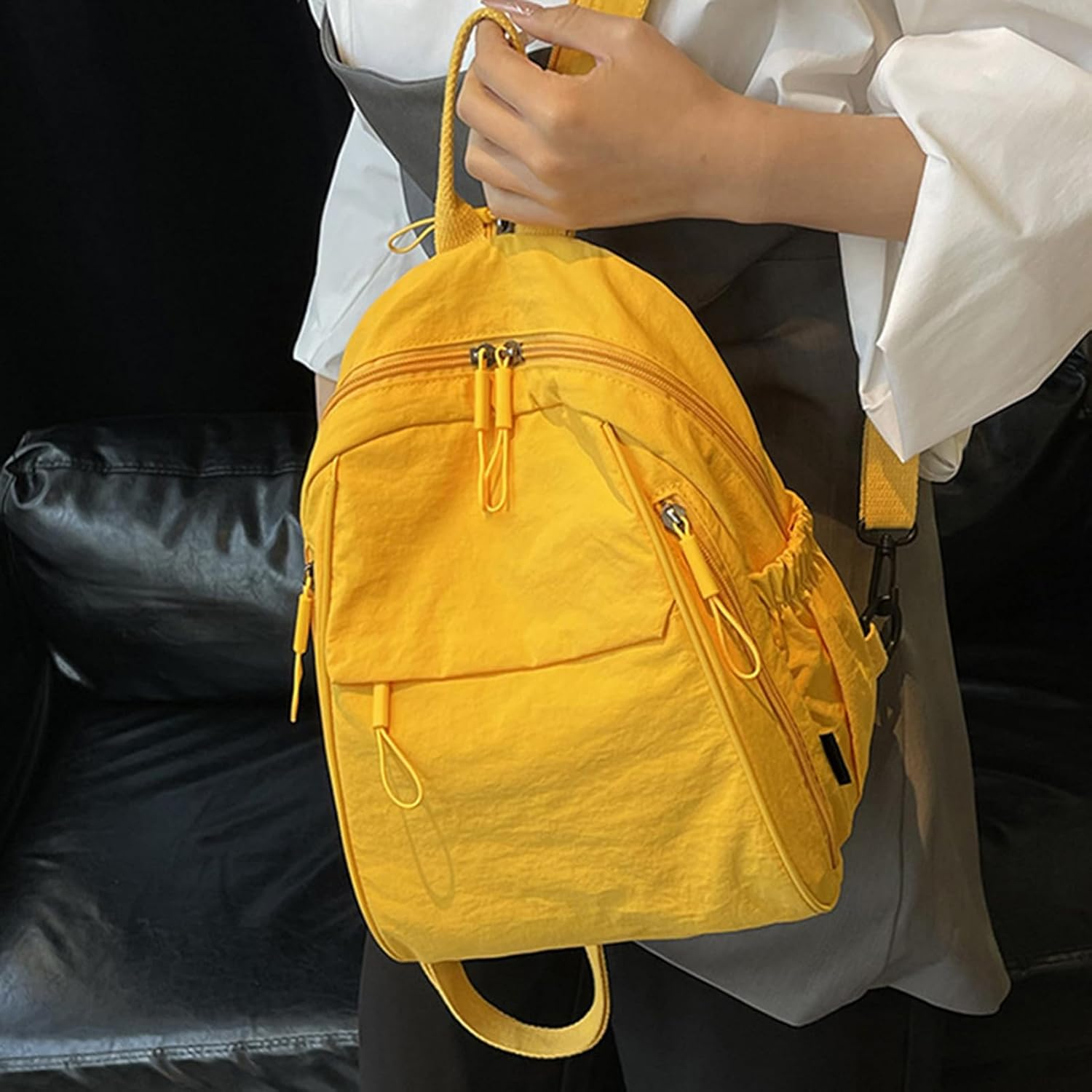 School Bag | Travel Backpack with Multi-Pocket,Work School College Commuting Bookbag for Men Boys Girls Hiking Airplane Trip Person Item Storage image number 5