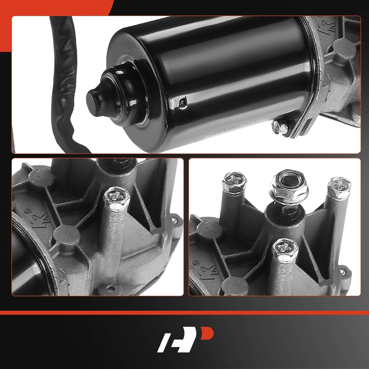 A-Premium Front Windshield Wiper Motor Compatible with Jeep TJ Series TJ 1997-2002, Wrangler 1997-2002, 2.5L 4.0L, Sport Utility, 5-Pin image number 4