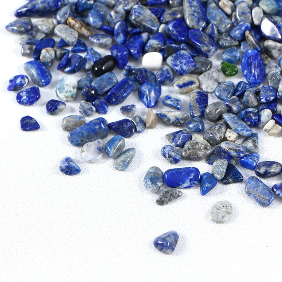 Totority 100G Decorative Gravel, Pebbles Rocks Polished Gravel Mixed Color Decorative River Stones for Aquarium image number 5