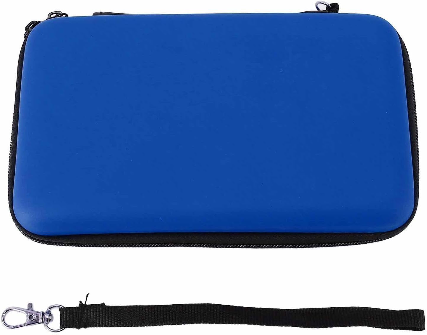 Carrying Case for 3Ds/New 3DS Xl/New 2DS XL, Hard Protective Shell Travel Case, with 8 Game Card Slots & Inner Pocket, Hard EVA Portable Console Protective Pouch (Black)