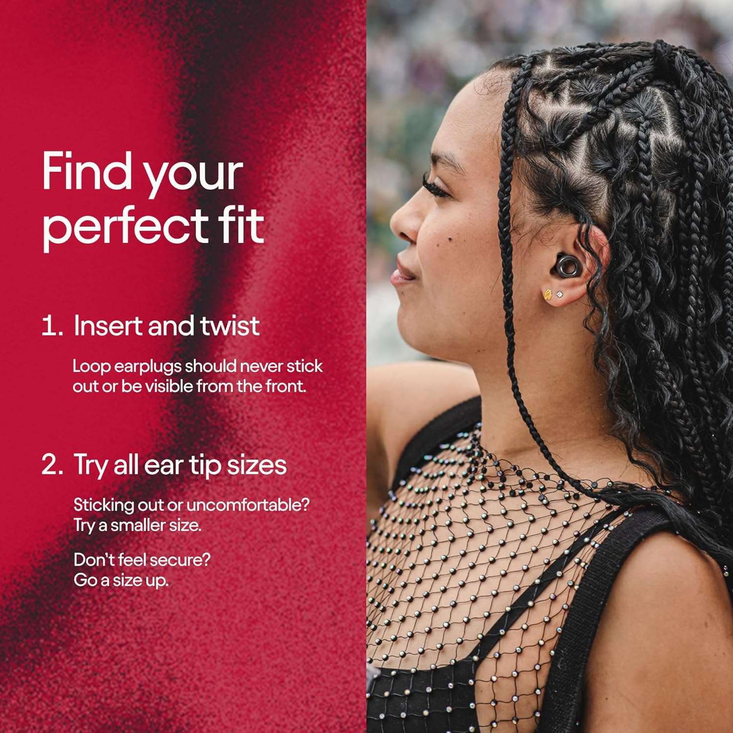 Tomorrowland X Loop Experience 2 Earplugs &ndash; Stylish Hearing Protection for Concerts & Festivals, Live Music, Nightlife & Musicians &ndash; 17Db Noise Reduction Ear Plugs (High-Fidelity) &ndash; Limited Edition image number 2