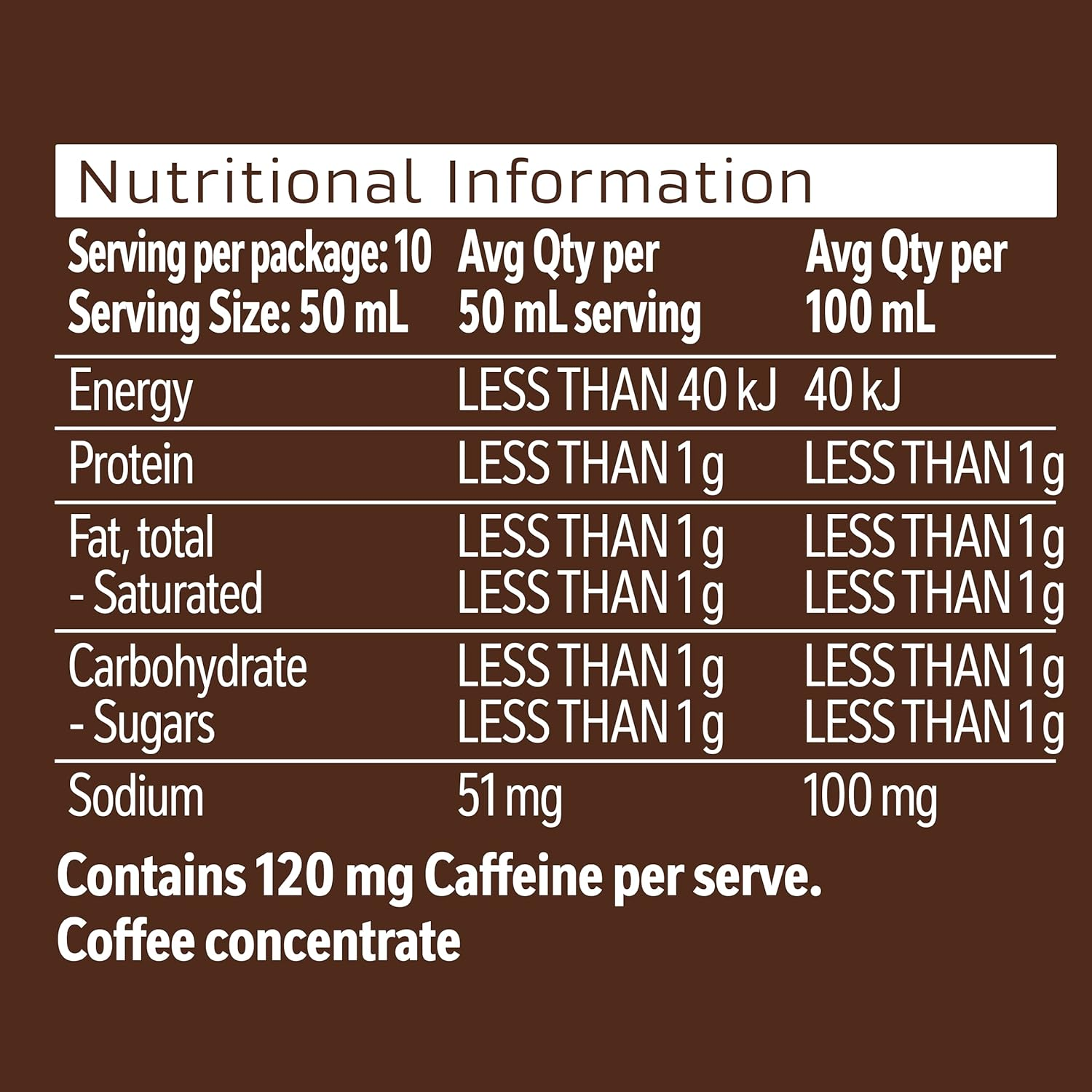 NESCAF&Eacute; Black Espresso Coffee Concentrate 6X500Ml Pack image number 4