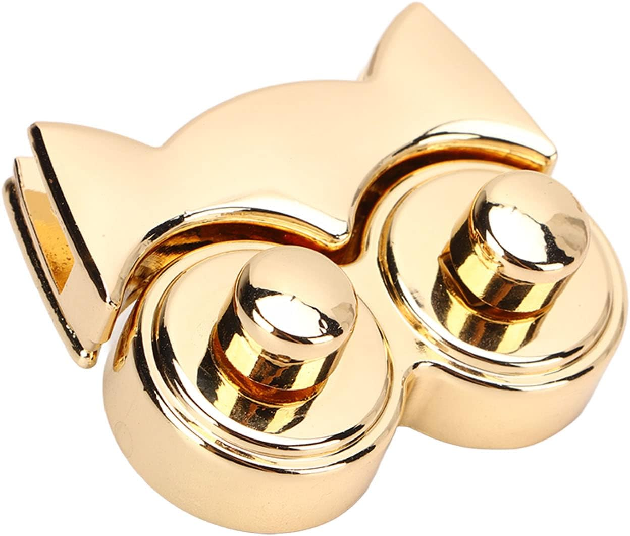 Outdoorm 3Pcs Thumb Purse Lock Owl Shape Alloy Material Decorative DIY Bag Making Supplies for Suitcases Leather image number 4