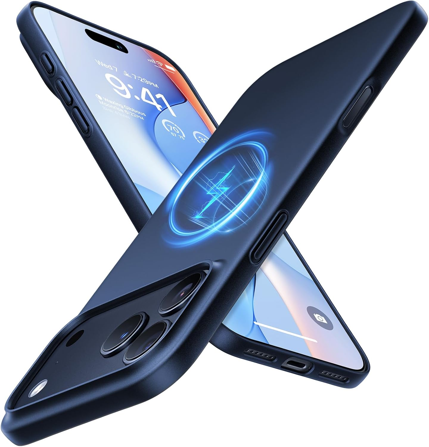 TORRAS Magnetic Slim-Fit for Iphone 17 Pro Max Case 6.9, Ultra-Thin 17 Pro Max Phone Clear Case Compatible with Magsafe, Light Anti-Scratch Matte Hard PC Bayer 6.9 Inch Originfit, Clear