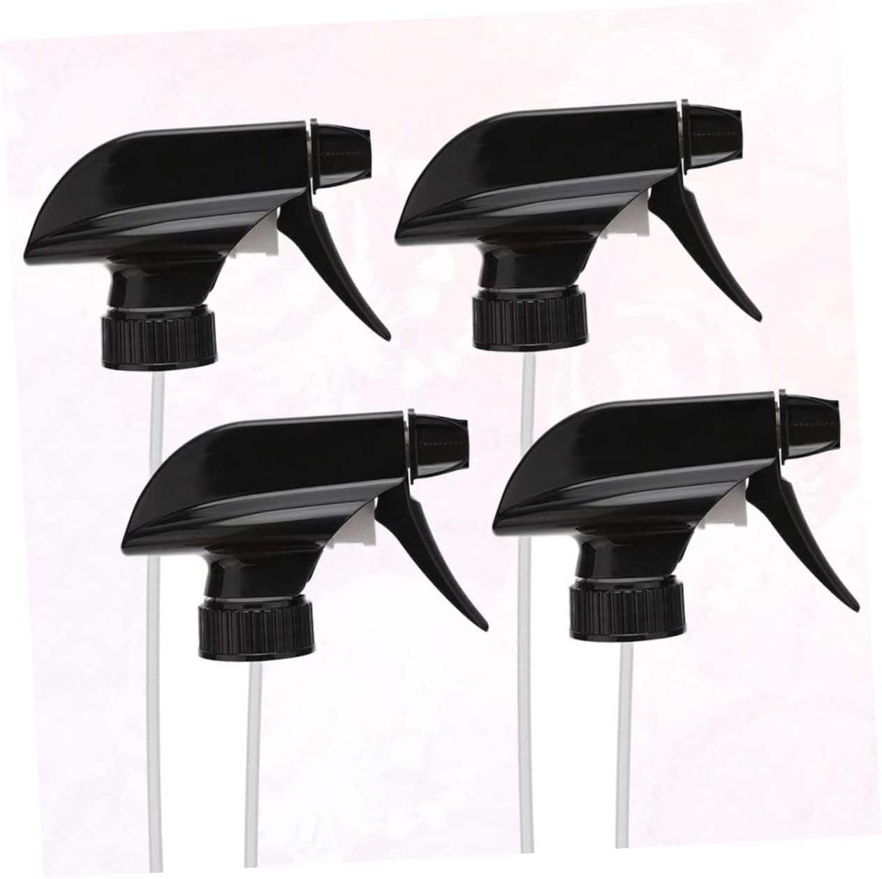 Adjustable 4Pcs Horticultural Watering Sprayer Nozzles 28-Thread Handheld Spray Gun Black, Garden Flower Nozzles Accessories for Indoor Outdoor Plant Watering image number 2