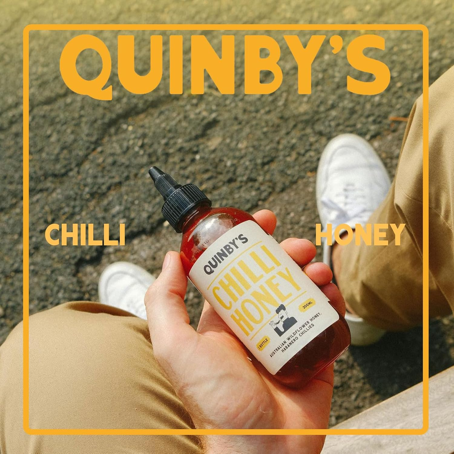 Quinby&rsquo;S Chilli Honey - Premium Australian Wildflower Chilli Infused Honey with Habanero Chillies, Sweet and Spicy Gourmet Sauce for Cooking, Drizzling, Marinades & BBQ - 200Ml image number 4