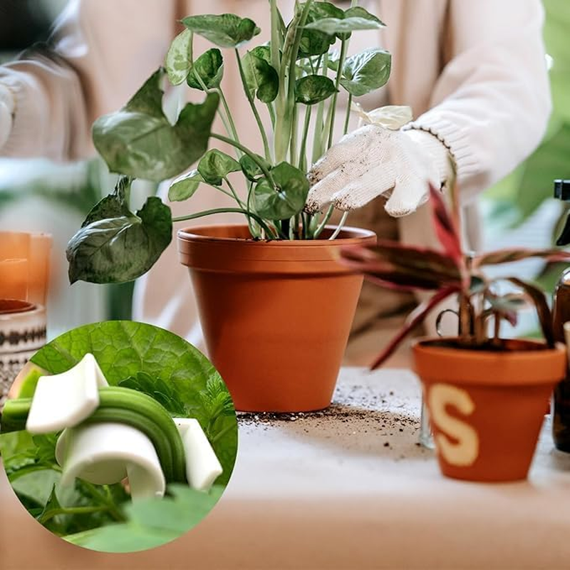 Plant Training Clips 90 Degrees Stem Trainer Clips, 40 Pieces Plants Bud Bender,Low-Stress Plants Training Clip,90&deg; Planting Stem Bender Low Stress Planting Branch Trainer Clips for Flower, White image number 6