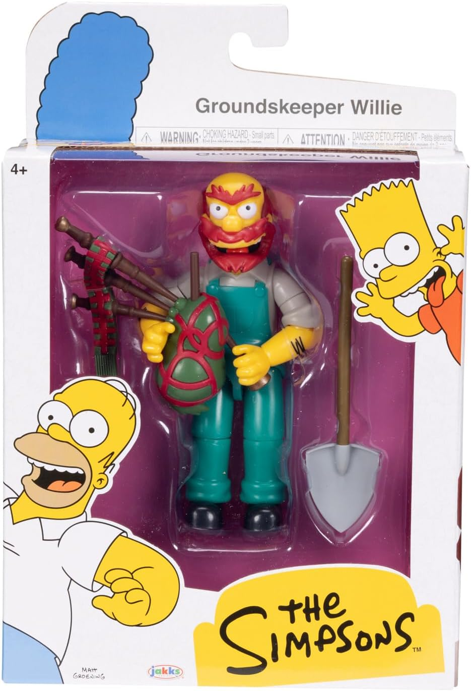 The Simpsons 5" Groundskeeper Willie Collectible Action Figure - Groundskeeper Willie image number 3