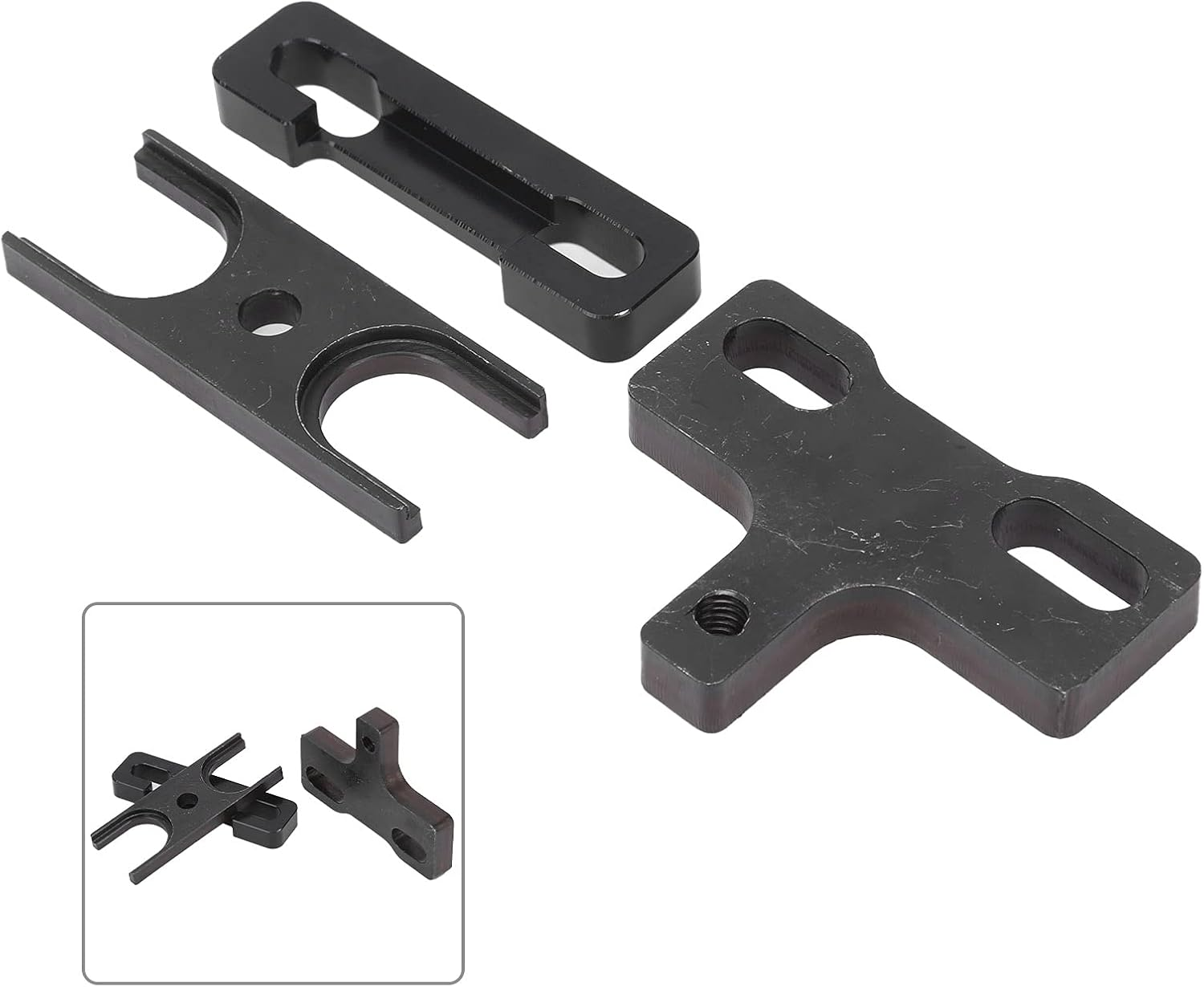 Valve Spring Removal Tool Set, Flexible Anti-Wear Valve Spring Compressor Clamp Kit for 4.8 5.3 5.7 6.0 6.2 LS LS1 LS2 LS3 LSX for Engine image number 3