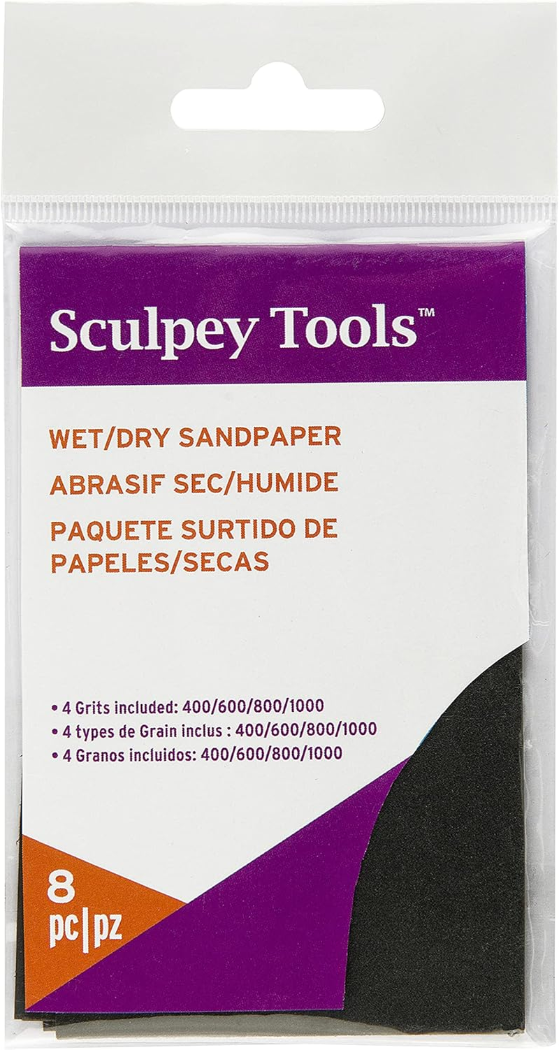 Sculpey Polyform AS2010 Wet/Dry Sandpaper Variety Pack Tools image number 1