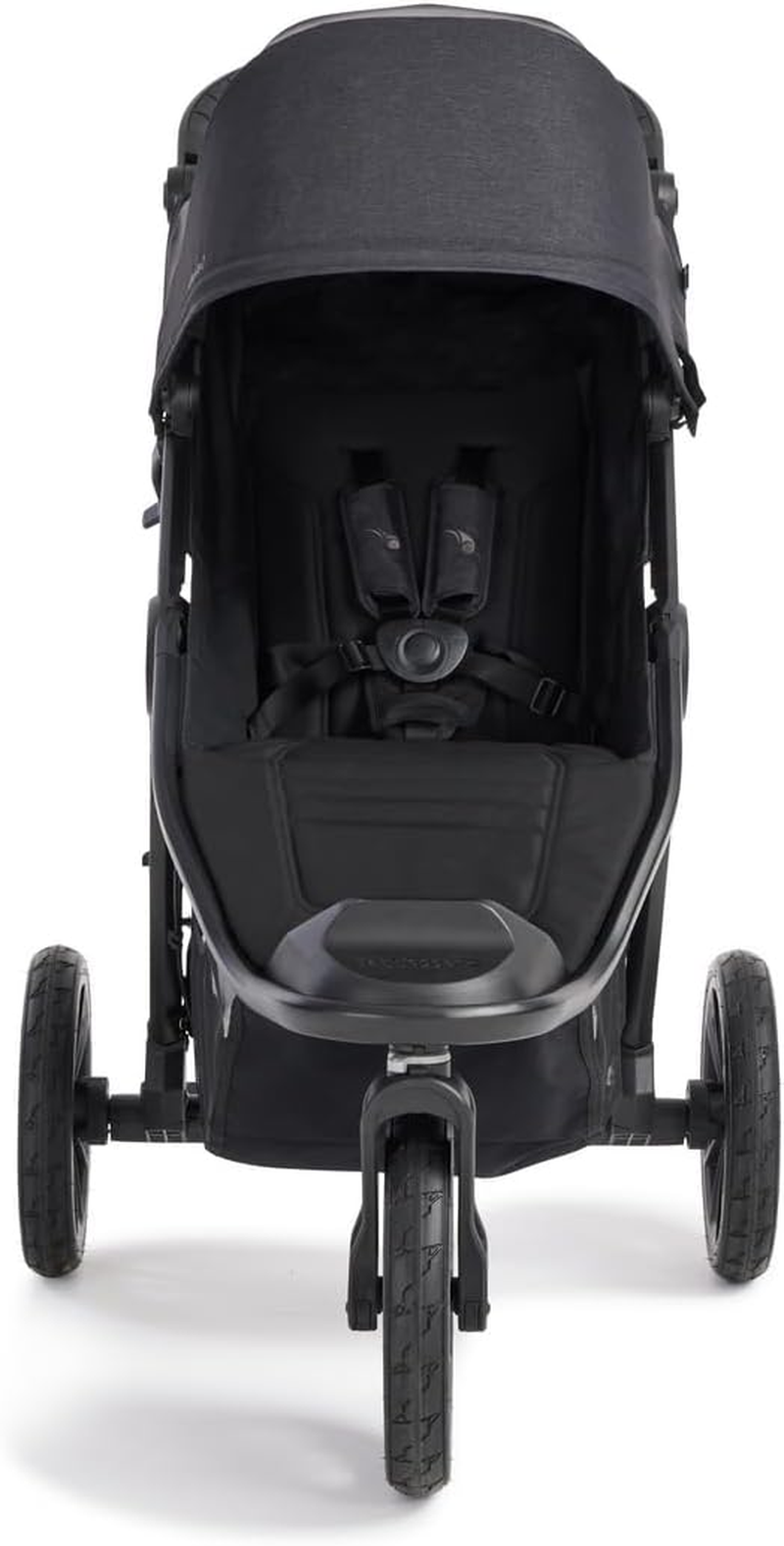 Baby Jogger City Elite 2 Stroller (Opulent Black) - Prams & Strollers, All-Wheel Suspension, Newborn-Ready Recline, One Handed Compact Fold, All-Terrain Stroller, Travel Pram, UV50+ Canopy