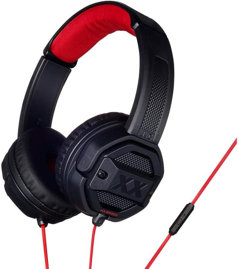 JVC Xtreme Xplosives On-Ear Headphone with Remote and Microphone - Black/Red image number 1