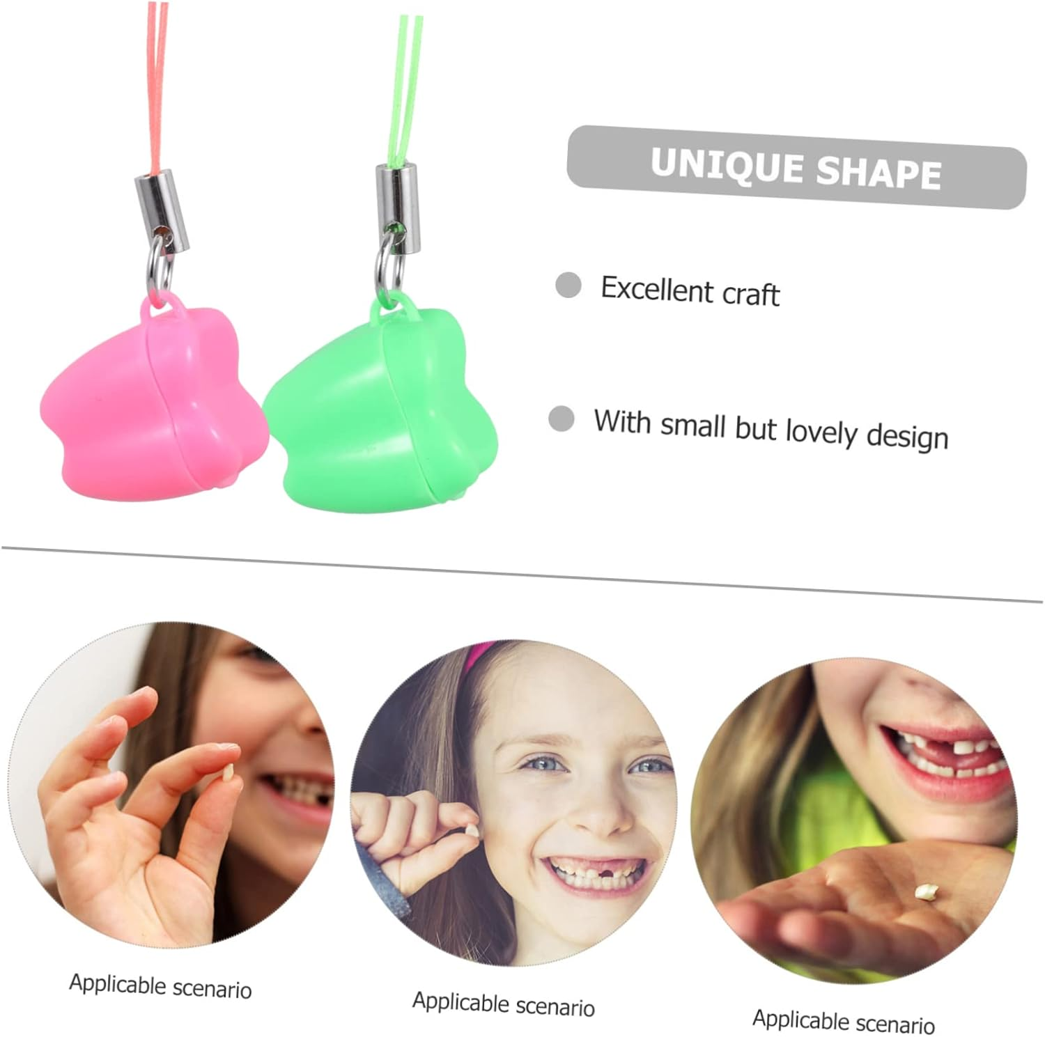 Yardwe 20Pcs Boy Girl Tooth Saver Boys and Girls Tooth Case Keepsake Box Mixed Box for First Portable Holder image number 1