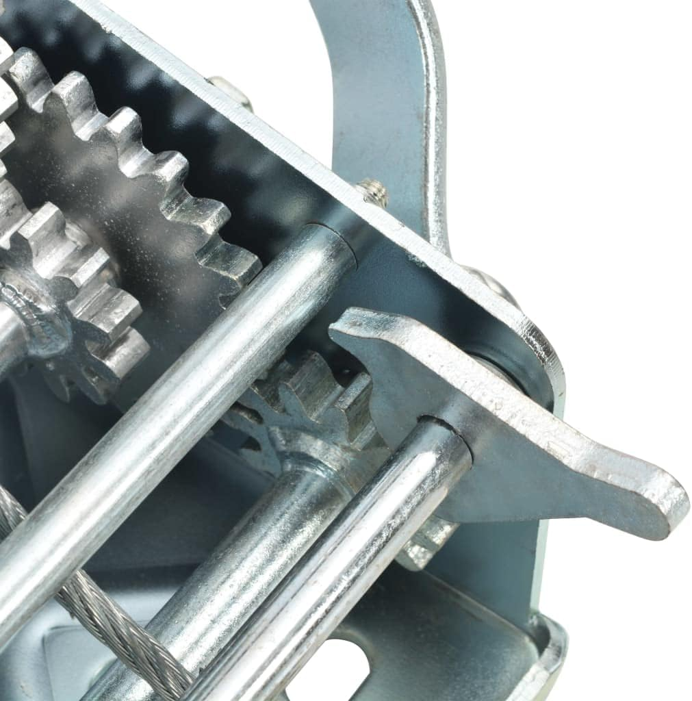 Heavy Duty Hand Winch 1360 Kg 3000 Lbs Manual Crank Boat Trailer Cable Hoist, Durable Iron Construction, 10M Cable Length for Pickup Trucks & Versatile Mobile Pulling Applications image number 5