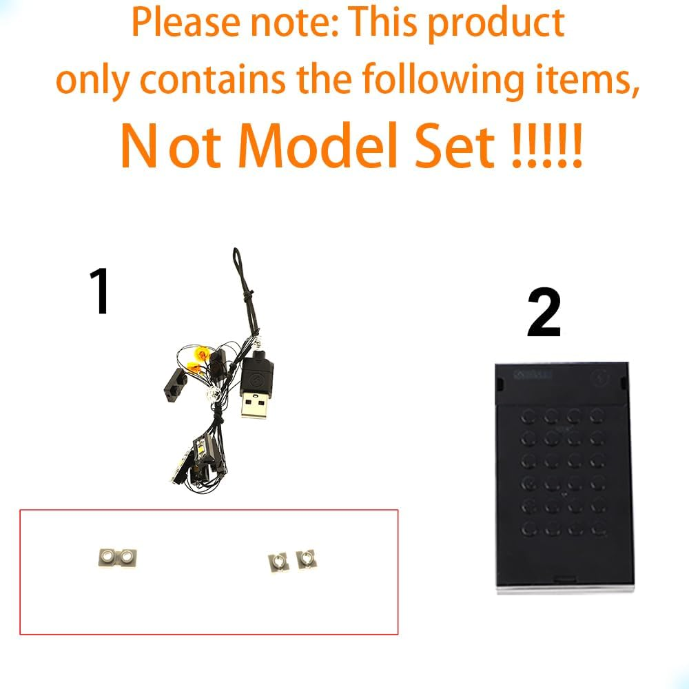 GEAMENT LED Light Kit Compatible with  Knight Bus Adventure Building Blocks Model - Lighting Set for 76446 (Model Set Not Included) image number 6