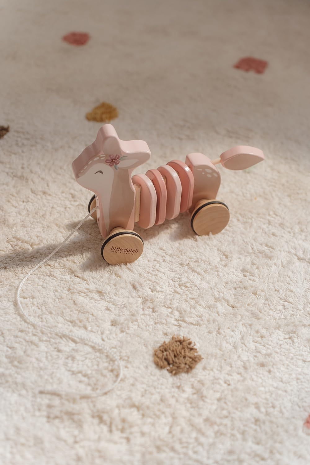 Little Dutch Fairy Garden Pull-Along Wood Deer image number 2