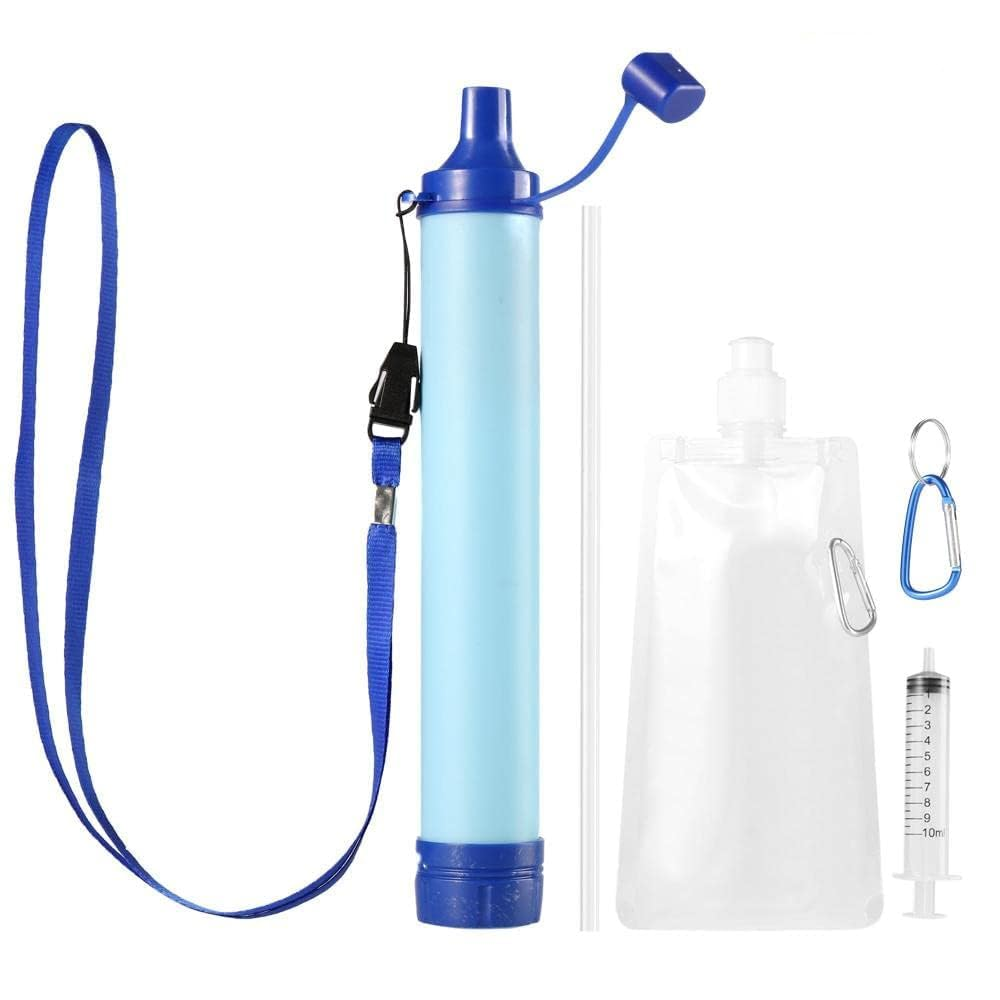 Personal Outdoor Water Filter Straw Outdoor Portable Filtration Emergency Survival Gear Water Solutions Tactical Gear for Hiking Camping Accessories Travel Hunting Fishing Outing Backpacking image number 1
