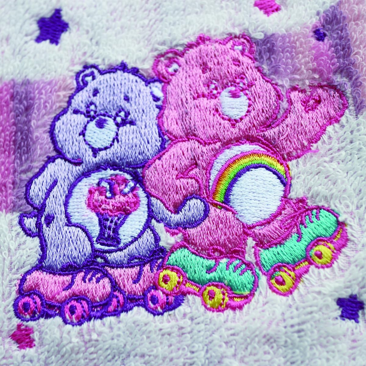 Marushin 5545003200 Mini Towel, Care Bear, Combination Bear (Pink), Handkerchief, Character, 100% Cotton, Antibacterial, Odor Resistant, Cute, Present, Gift, Birthday image number 4