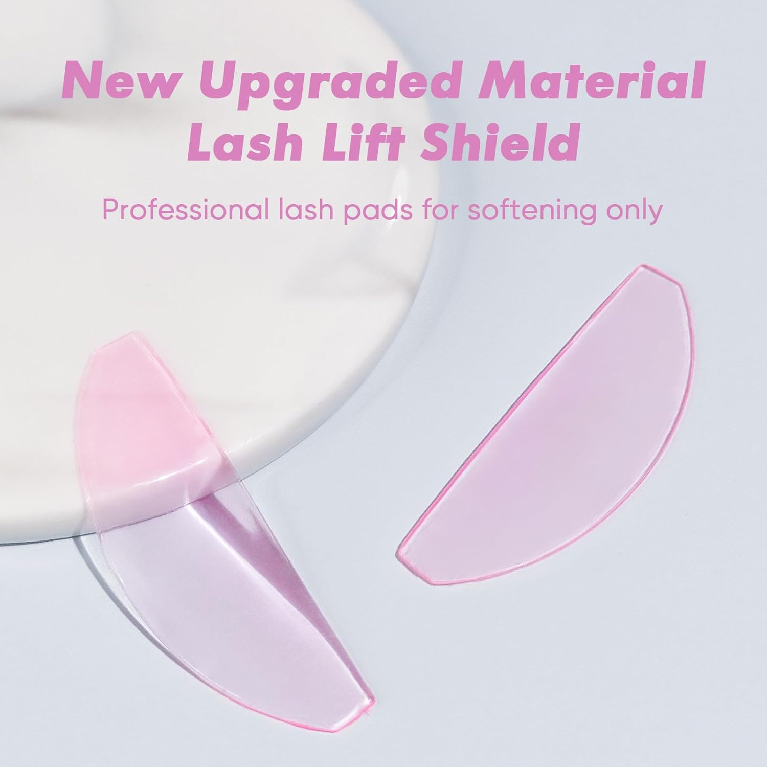 Lomansa Eyelash Lift Pads, Lash Lift Shields, Only for Perming No.1, Ultra Thin and Sticky, Multiple Use as Eye Patches or Eyelash Lift Tape for Salon (Rose) image number 3