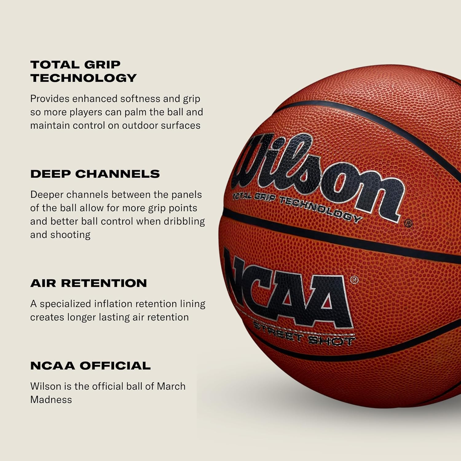 Wilson NCAA Street Shot Basketball
