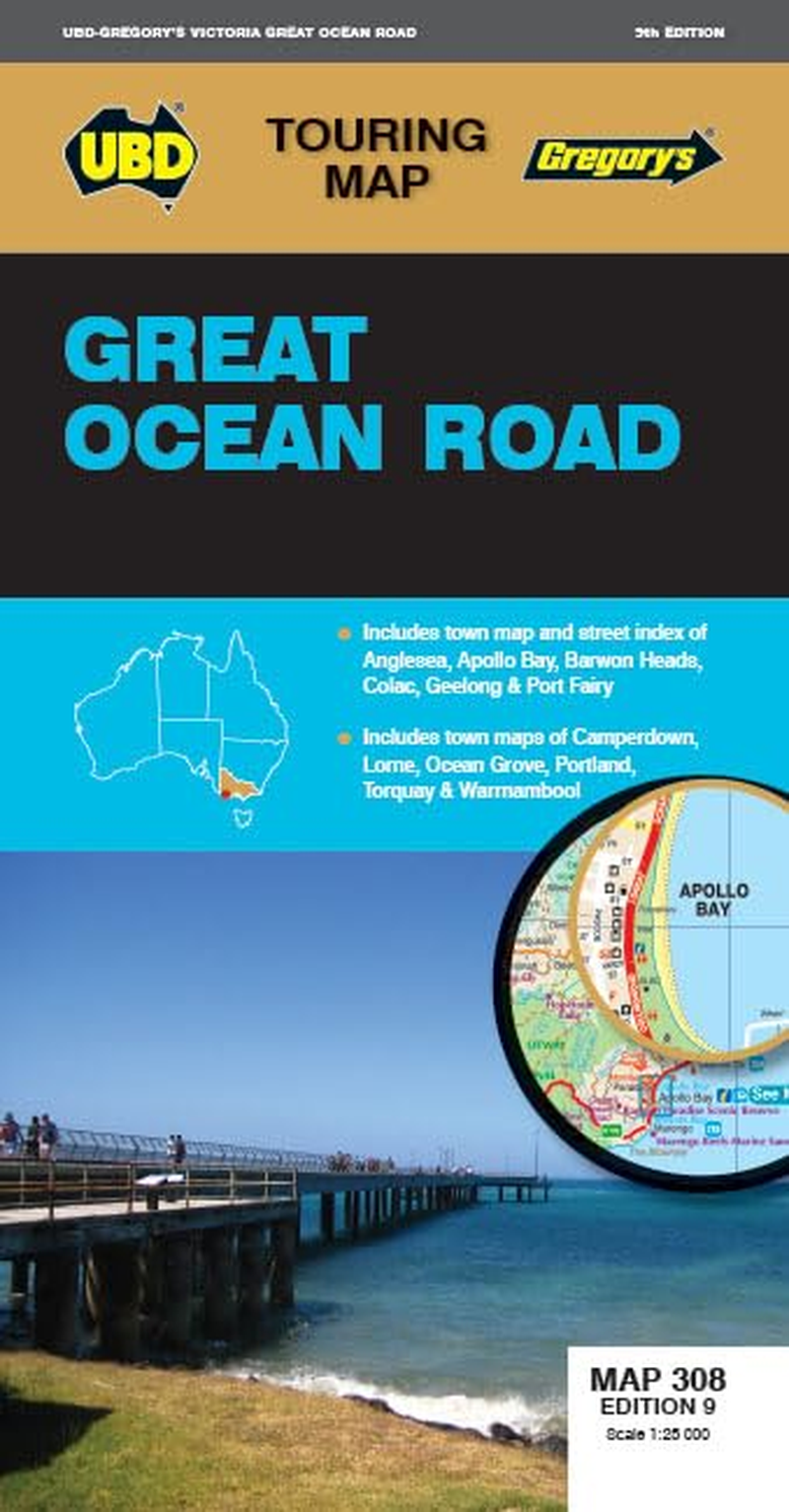 Great Ocean Road Map 308 9Th