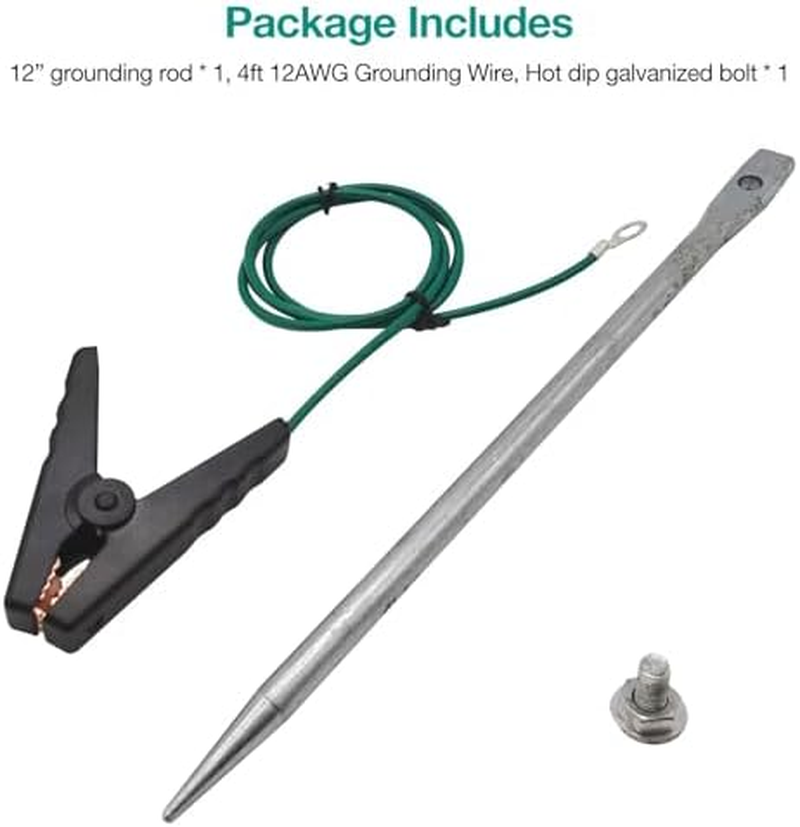 Portable Ground Rod Solid Pin-Type Design Galvanized Grounding Rod image number 1