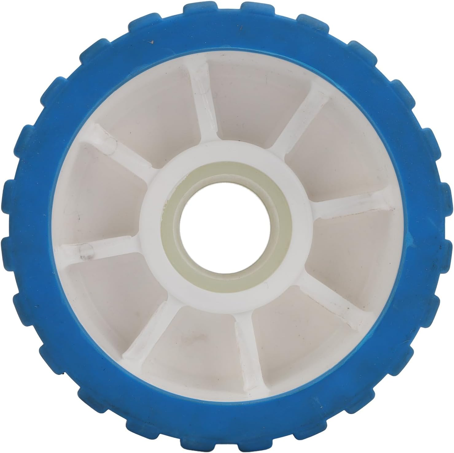 4 PCS Trailer Roller, Boat Trailer Rollers, Trailer Wobble Rollers High Temp Stubborn Poly Ribbed Wobble Roller for Boats Trailers 125 by 73 by 30Mm image number 3