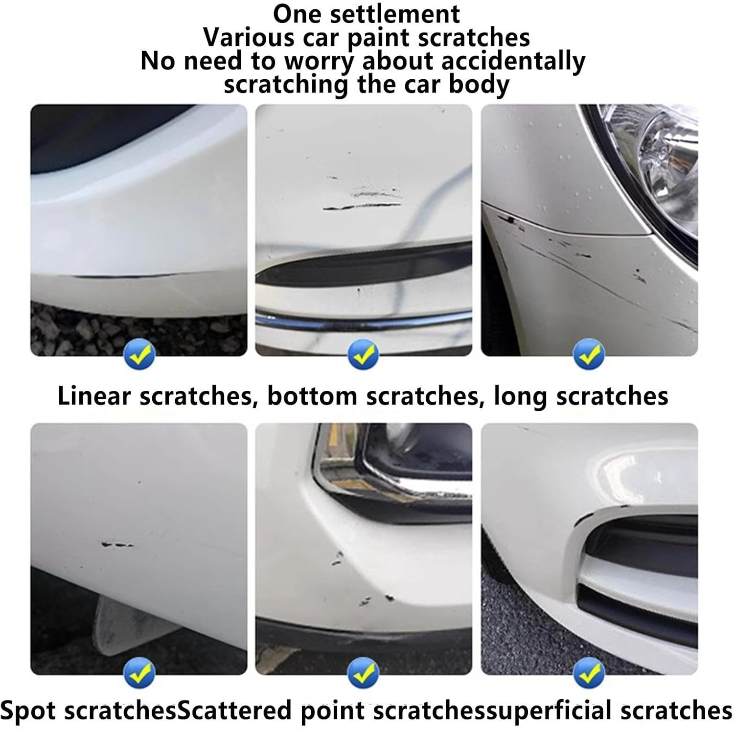 Car Paint, Brush for Scratch Chip Repair, Car Scratch Remover Lacquer Repair Body Paint, Fill Paint for All Vehicle Truck Automotive Repair Marker - Bright Silver image number 6