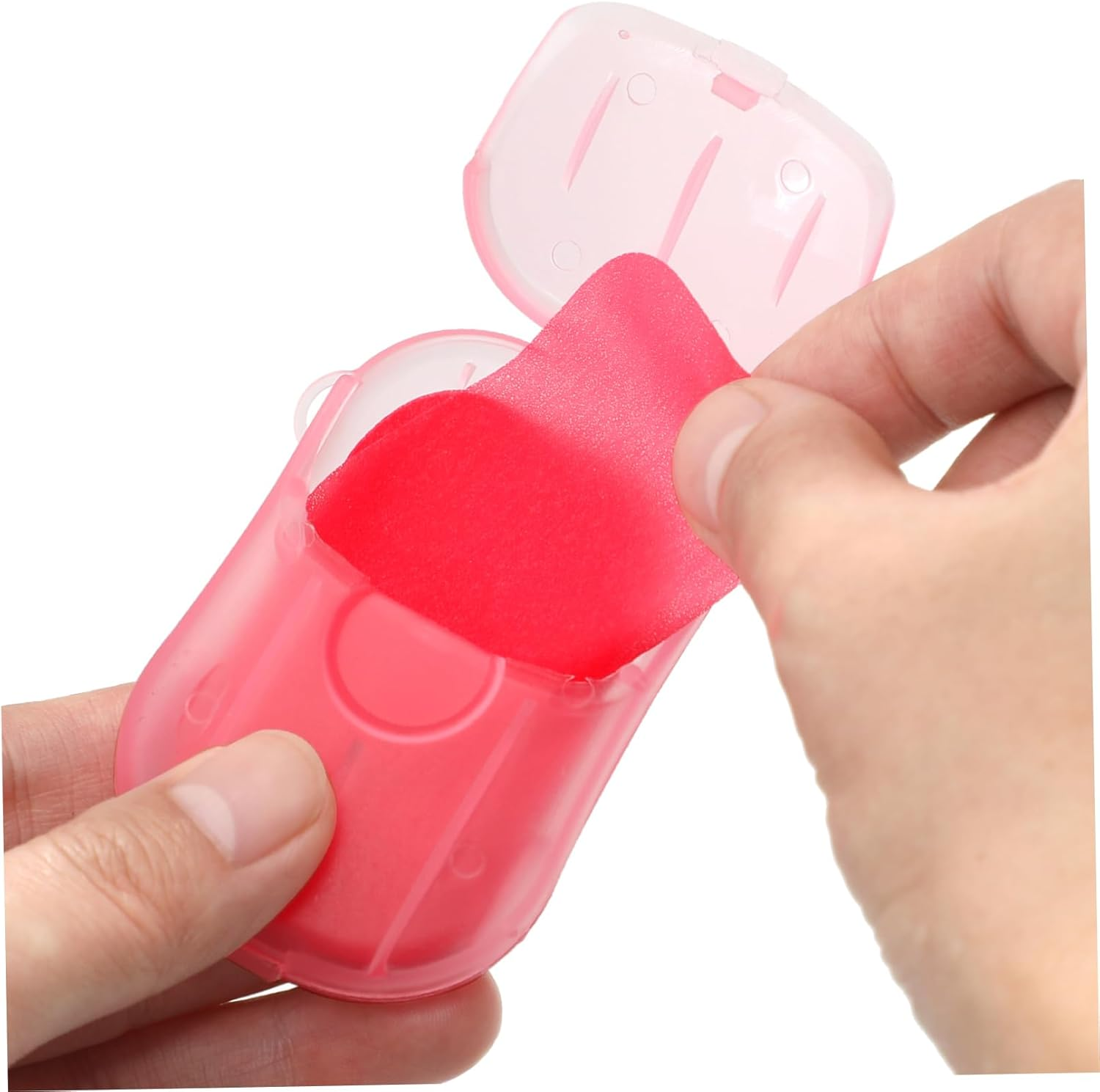 Kisangel 120Sheets Convenient Soap for Travel Camping Hiking Paper Soap Portable Camping Supply image number 1