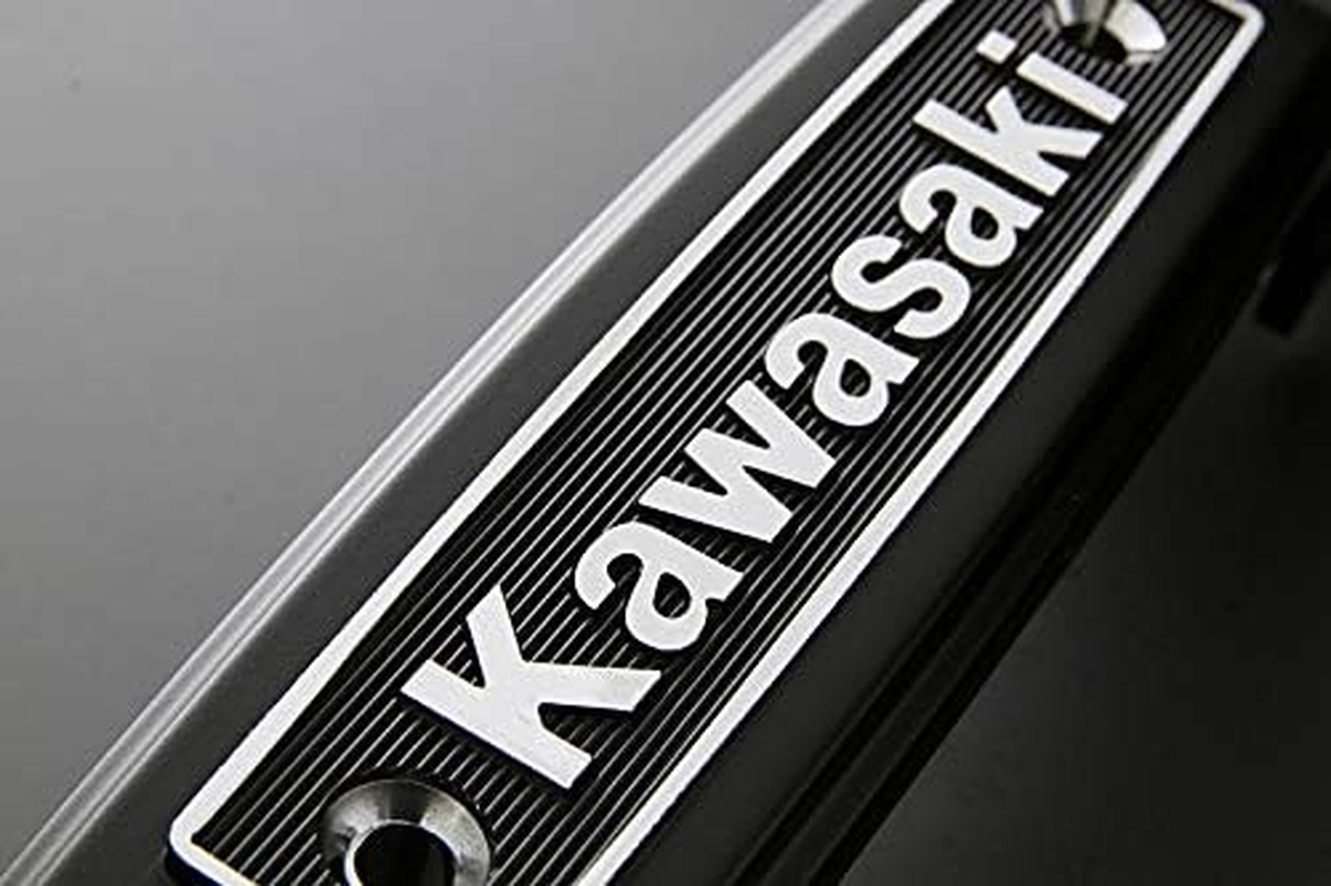 PMC Z900RS Kawasaki Stem Emblem Set, Lowercase with Mounting Stay, Black 189-1026 image number 5