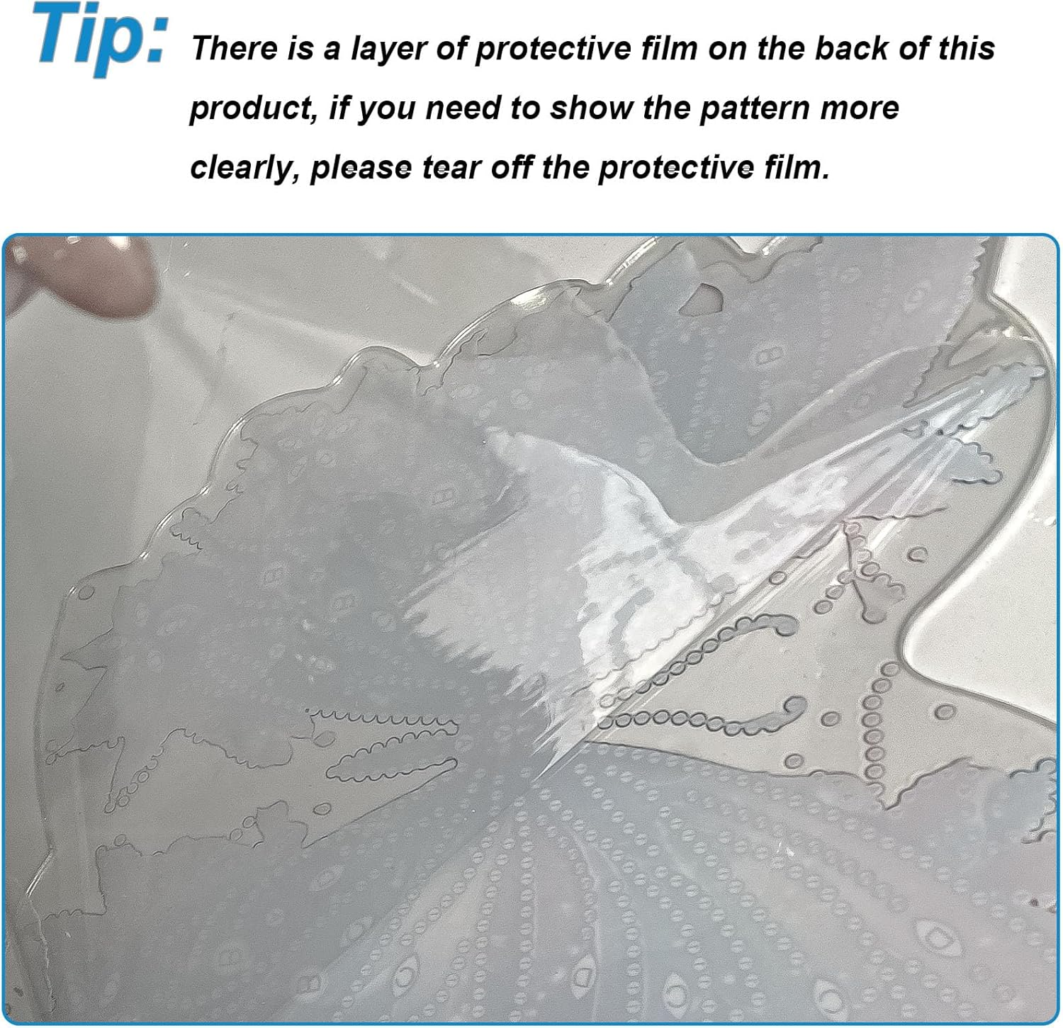 VNRGG Desktop Diamond Art Painting Set Bird, Diamond Art Kits for Adults Adult Diamond Art Set DIY Special Diamond Desktop Placement Decoration Boxed Packag (Blue) - Multicolor image number 6