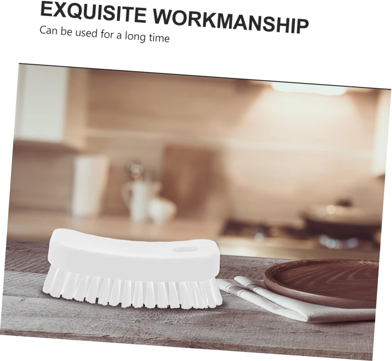 Soft Bristle Cleaning Brush Nail Brush for Fingernail Scrub for Manicure image number 2