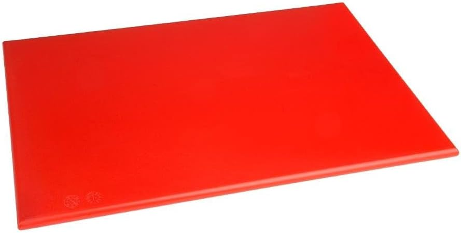 Hygiplas High Density Chopping Board, Green, 450 X 300 X 12 Mm Size - 17.7"L X 11.8"W, Red