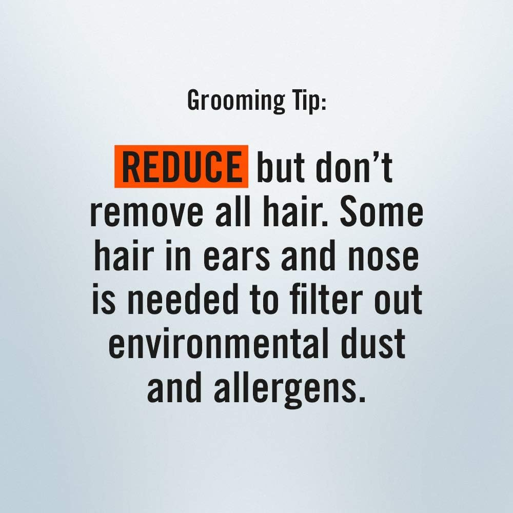 Conairman Nose Hair Trimmer for Men, for Nose, Ear, and Eyebrows, Patent 360 Bevel Blade for No Pull, No Snag Trimming Experience, Cordless Trimmer 2 Piece Set with Detail and Shaver Attachments image number 4